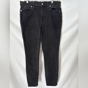 Madewell High Riser Skinny Black Jeans Size 32